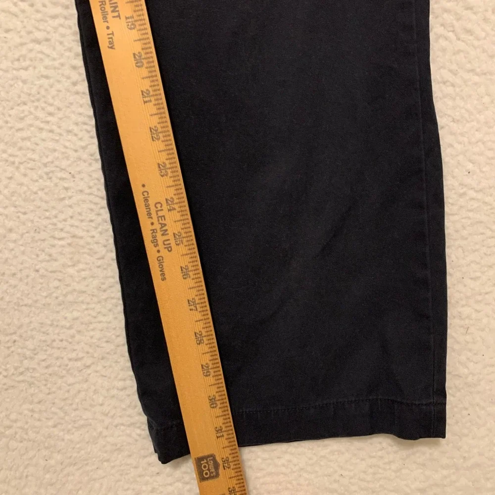 Banana Republic Dawson Chino Pants Mens 35x32 (FITS 36x32) Straight Cotton Navy